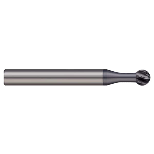 Undercutting End Mill - 270 - For Hardened Steels, 0.0625" (1/16), Number of Flutes: 4